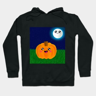 Cute Little Pumpkin and the Moon! Hoodie